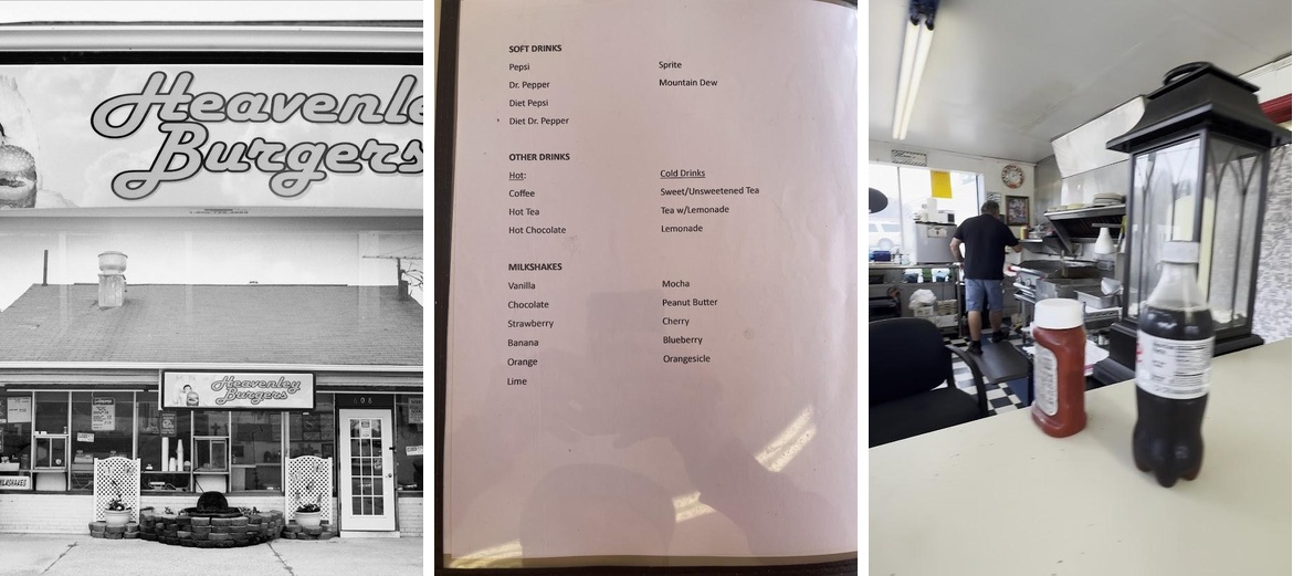 Heavenley Burgers Inc Menu